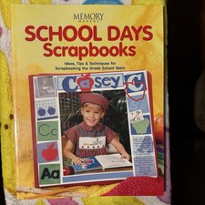 VTG SCHOOL DAY SCRAPBOOKS BY MEMORY MAKERS templates layout ideas Early 2000s/90