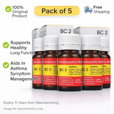 Dr Reckeweg BC 2 Tablets 20g Homeopathic General Wellness Support 5 Pack