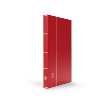 LIGHTHOUSE    BASIC  Hard Cover Stockbook for Stamps - 32 Black ys/m, 