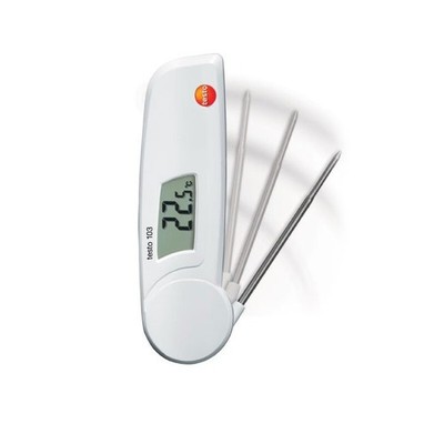 Original Testo103 Waterproof Foldable Food Thermometer LED Temperature Detector