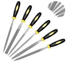 6Pcs Metal Needle File Set Small Hardened Carbon Steel File Mini Hand Metal Tool