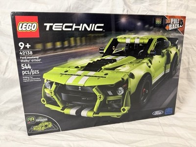 LEGO Technic Ford Mustang Shelby GT500 Pull Back Complete Set 42138 RETIRED