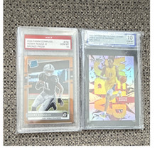 Panini Graded Rookie Lot (2) Henry Ruggs III Bronze Prizm #158 + Barnes AU-6