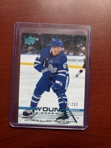 2025-26 UPPER DECK SERIES 1 JACOB QUILLAN YOUNG GUNS ROOKIE DELUXE /250 SP #241