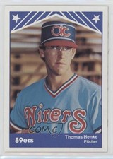 1983 TCMA Oklahoma City 89ers Tom Henke #9 5hy
