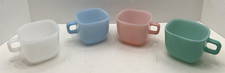 VTG 1950S GLASBAKE MCM PASTEL SQUARE STACKABL...