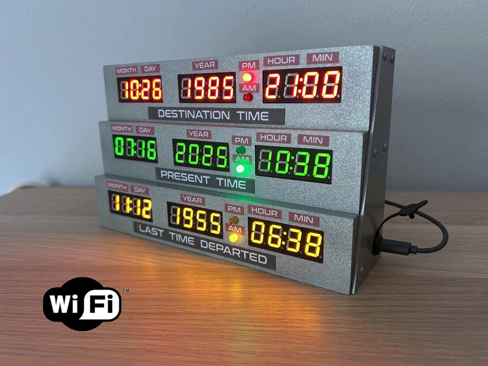 Back to the future OROLOGIO Ritorno al futuro circuiti del tempo BTTF Delorean - Imagen 2 de 4