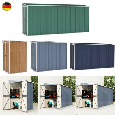Metall Geräteschuppen Anbauschuppen Gartenhaus Gerätehaus Verzinkter Stahl