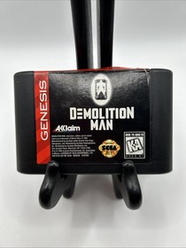 Demolition Man (Sega Genesis, 1995) CIB Tested Sun-faded Art