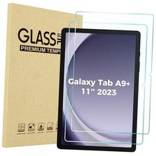 Screen Protector for Galaxy Tab A9 Plus 11 Inch 2023, HD Tempered Glass 2 Pack