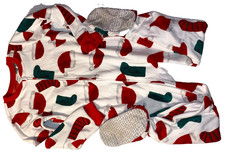 N5 WOW Carter's Boys Size 6 Christmas Holiday Fleece Footed Blanket Sleeper