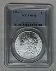 Morgan Silver Dollar  1904-O  MS65  Awesome Blast White Gem/Flawless