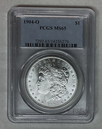 Morgan Silver Dollar  1904-O  MS65  Awesome Blast White Gem/Flawless