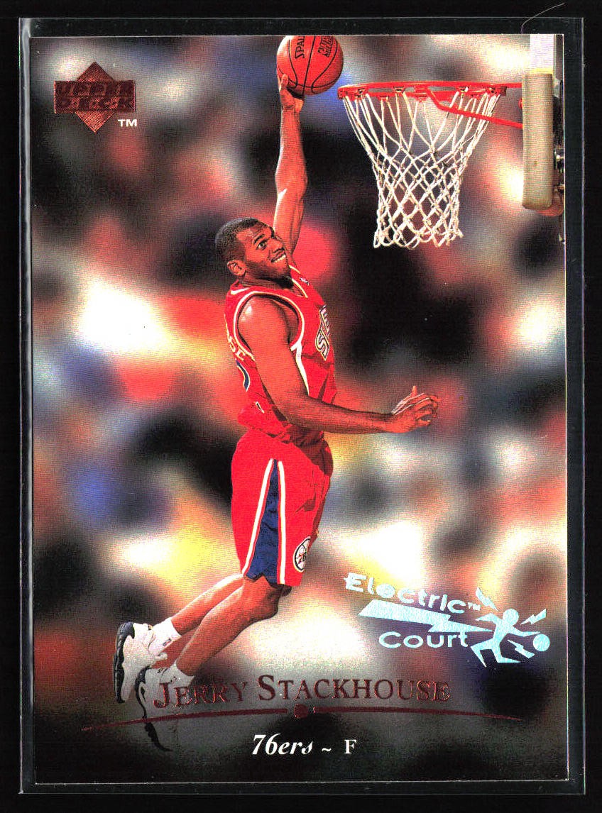 1995-96 Upper Deck #133 Jerry Stackhouse Electric Court RC