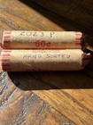 (2) 2023 P Circulated Penny rolls Of 100 coins — photo 2