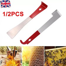 Stainless Steel Bee Hive Tool J Hook Bee Frame Lifter and Scraper Equipment Tool