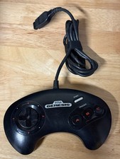 Sega Genesis Model 1, Red Buttons Genuine 1650 3-button controller gamepad WORKS