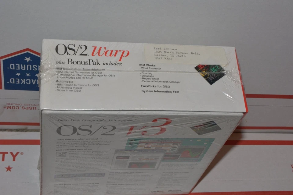 Vintage Sealed New IBM OS/2 Warp Version 3 with BonusPak 3.5" Floppy Disks - Image 4 of 4
