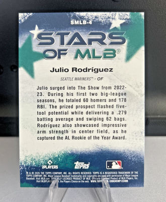 2026 Topps Series 1 - Stars of MLB - Julio Rodriguez SMLB-4