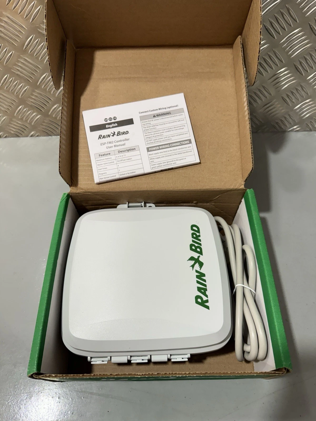 Rainbird ESP-TM2 Automatic Irrigation Controller & LNK2 Wifi New - Non UK Plug 7