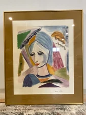 Henry Miller "Anais" Serigraph on paper painting original Limited Edition