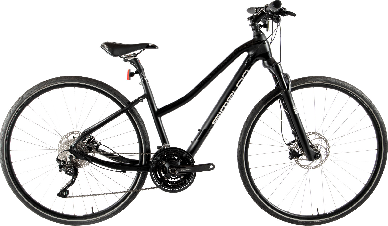 Simplon SilkCarbon Pure 41cm Trapez Damen Crossbike schwarz Carbon Fitness 49969000₽