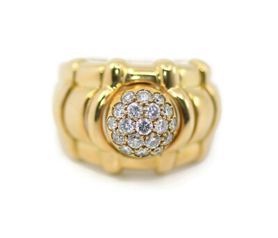 Piaget Diamant Wechselbarer 18K Gelbgold Ring Größe 7,5