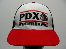 PORTLAND WINTERHAWKS - WHL HOCKEY - ONE SIZE ADJUSTABLE SNAPBACK BALL CAP HAT 