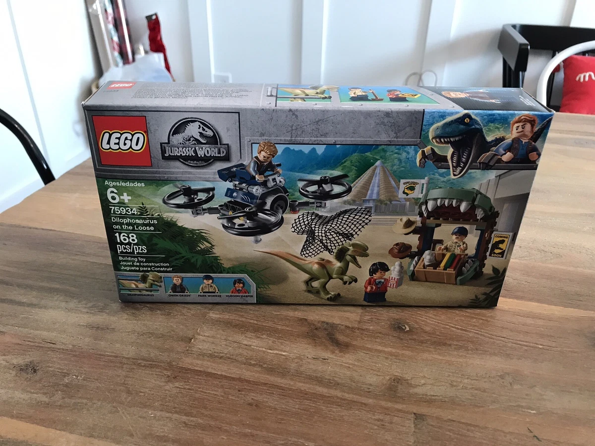 Lego jurassic world dilophosaurus on the loose sales