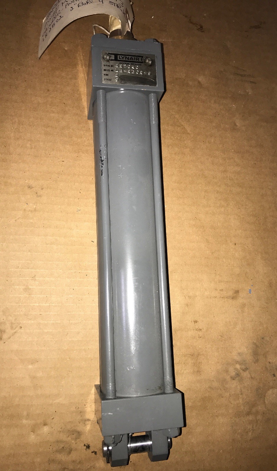 Lynair Pneumatic Cylinder LH 2B02 9 2” Bore 9” Stroke eBay