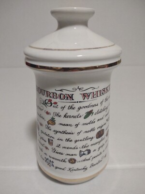 Stitzel Weller Distillery Bourbon Whiskey Decanter Collector's Gallery Porcelain