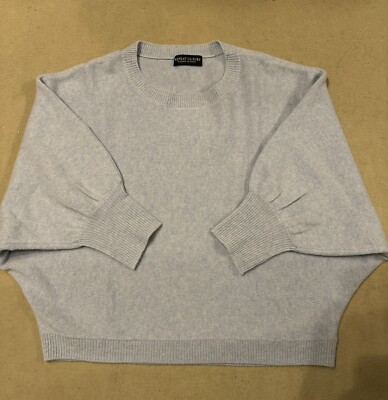Repeat Luxury Damen Pullover 100 % Cashmere hellblau Gr. S