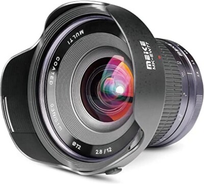 Meike Replacement Lens Wide Angle Lens MK 12mm F2.8 for Canon EF-M 19950002