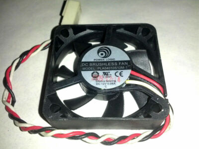 1PC POWER LOGIC PLA04010S12M-1 12V 0.08A 4010 4CM 3-wire silent cooling fan *