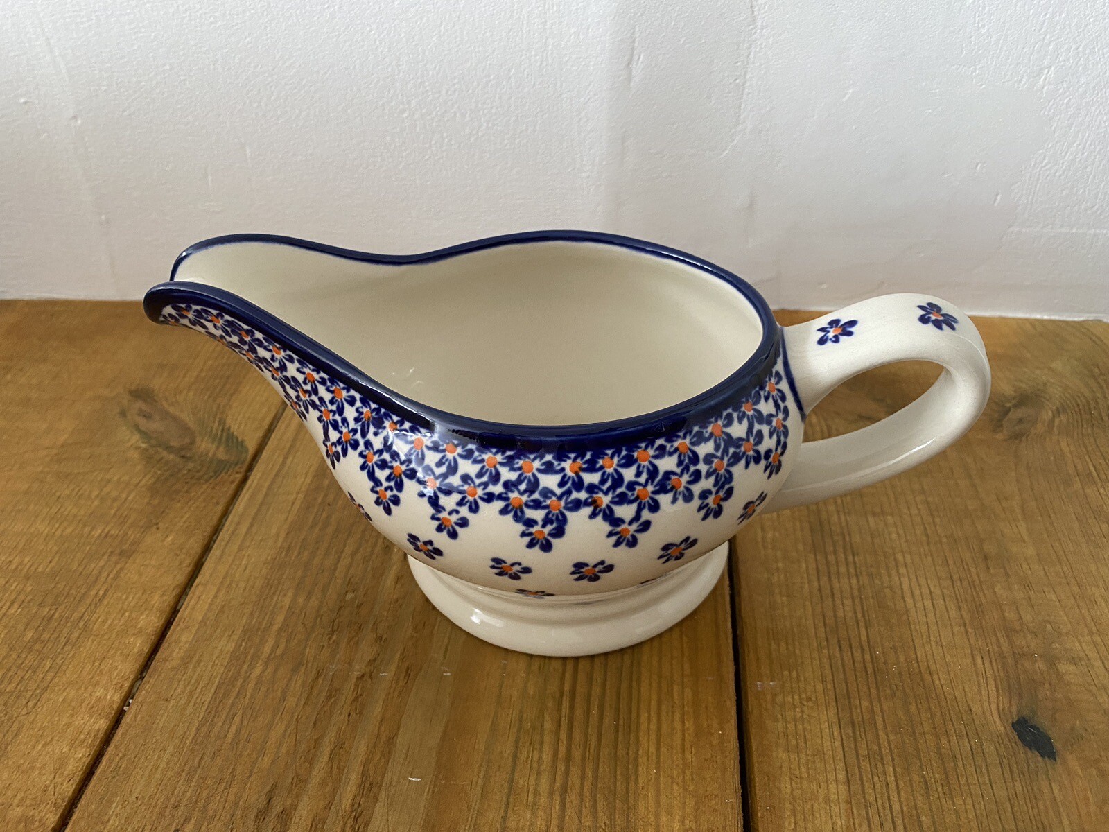 Gravy boat Handmade Polish pottery Boleslawiec eBay