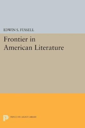 Thumbnail - Frontier In American Literature (princeton Legacy Library) By Edwin
