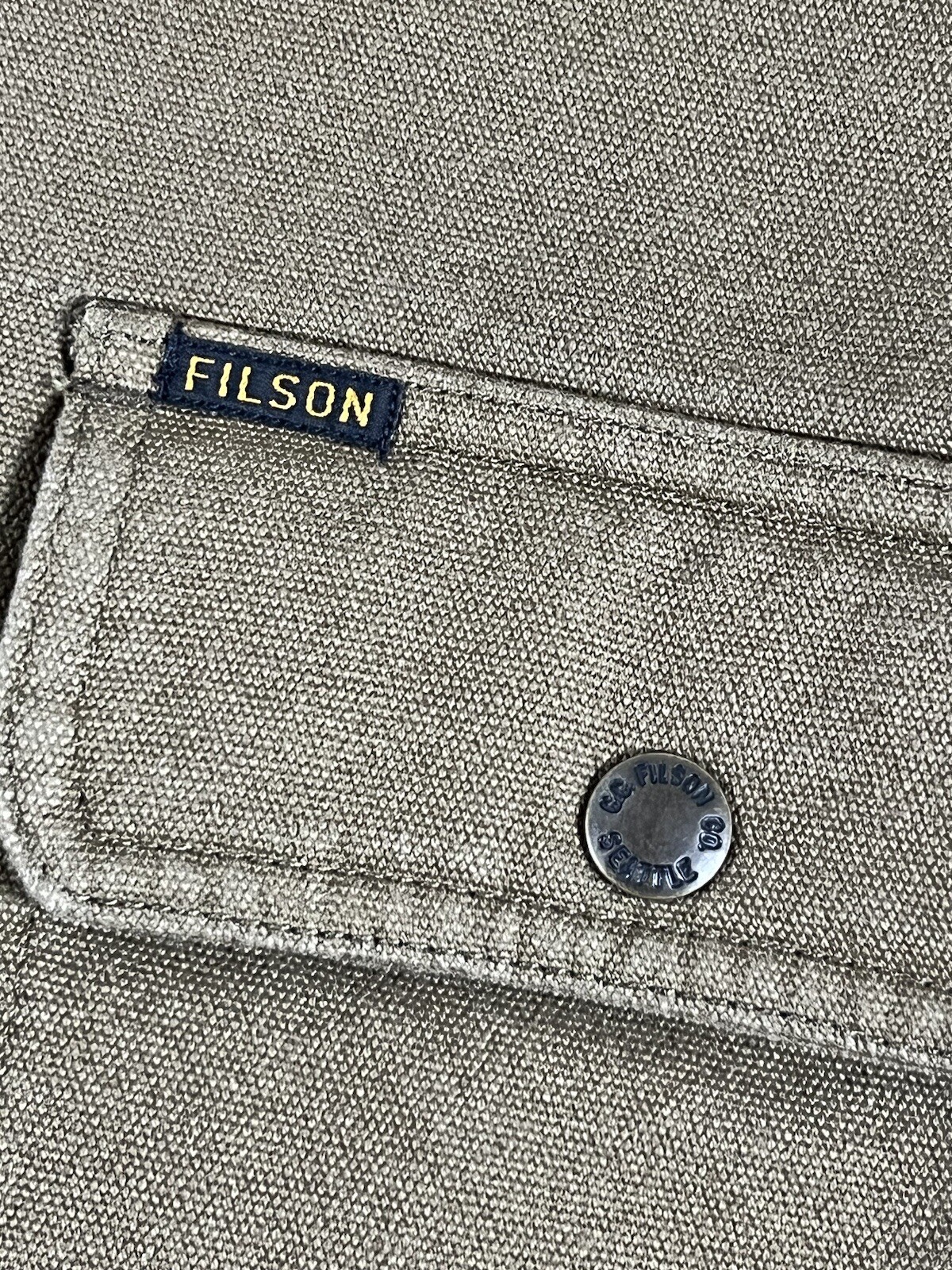FILSON FLEECE LINED JAC-SHIRT KANGAROO M NWT SOLD OUT image 5