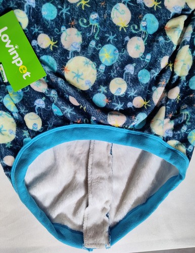 Size XL LovinPet Soft Fleece Lined Dog Sweater Pajamas - Picture 62 of 63