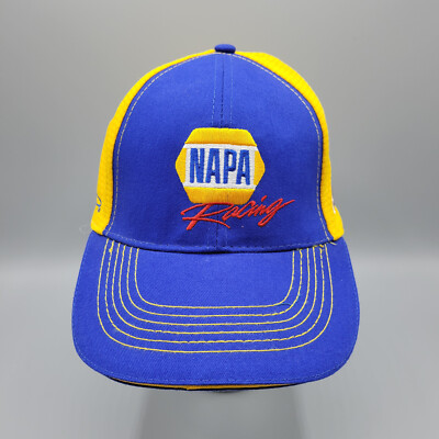 #ad Napa Racing Chase Elliott Hat Cap Strapback Blue Yellow Nascar Racing Sports New $12.33