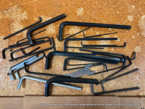 LOT of Assorted Hex Allen Wrench Keys Bondhus Eklind Oallen Husky FREE SHIPPING - Picture 4 of 10