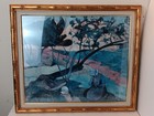 Paul Gauguin Framed Art Print Brittany Landscape 24"x 28"