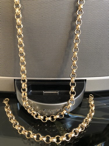 18K Gold Filled Solid Diamond Cut 8mm 