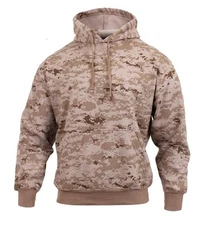 Desert Digital Camouflage Pullover HOODY MARPAT Style Camo Hoodie Hiking Hunting