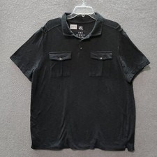 Rock Republic Men Polo Shirt XL Gray The Iconic Polo Short Sleeve Collar