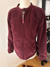 Harley Davidson Women's Reversible Harley Davidson Maroon Corduroy Jacket Coat s