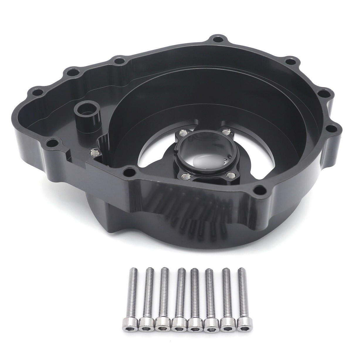 2003-2004 Kawasaki ZX-6R/ZX636 Black Clear Left Engine Stator