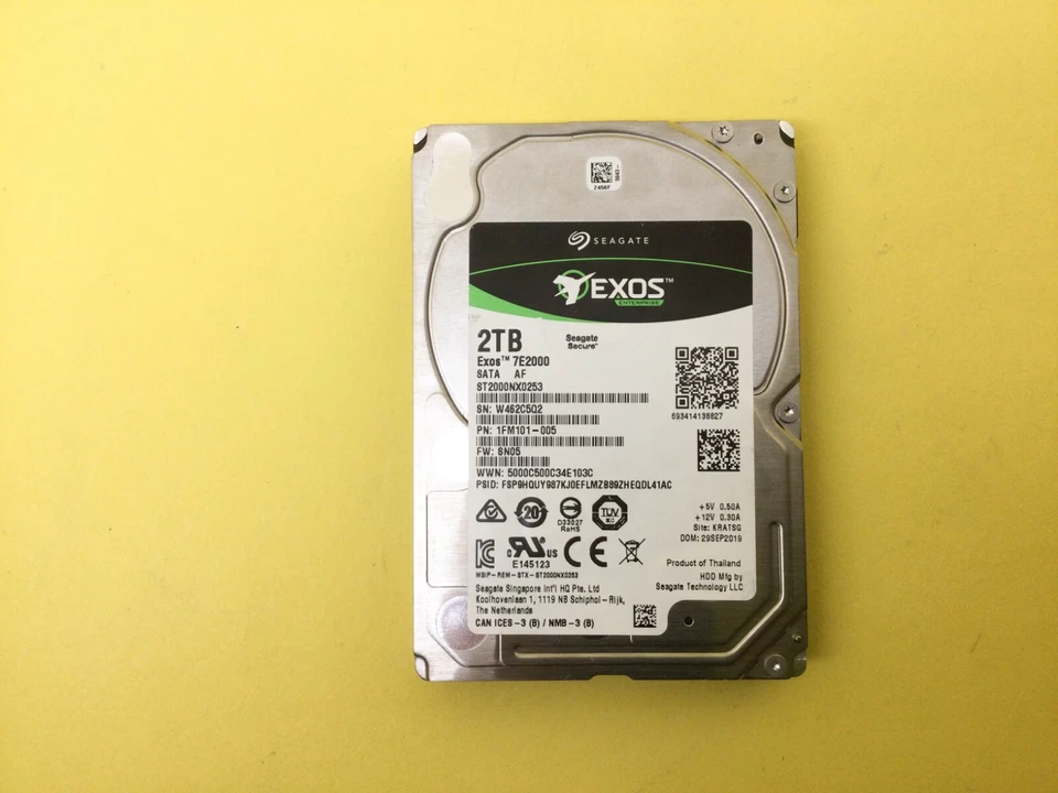 SEAGATE ENTERPRISE 2TB 7.2K SATA 6Gb/s 2.5" HDD ST2000NX0253 - Image 2 of 4