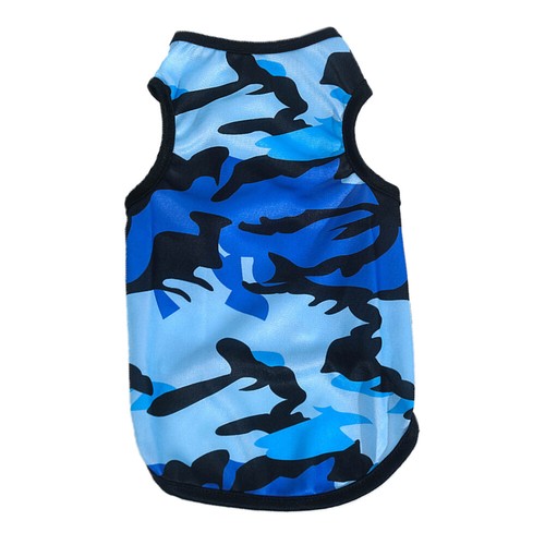 Summer Puppy Pet Dog Cat T-Shirt Vest Shirt Small Dog Clothes Costume Camouflage - Picture 12 of 16