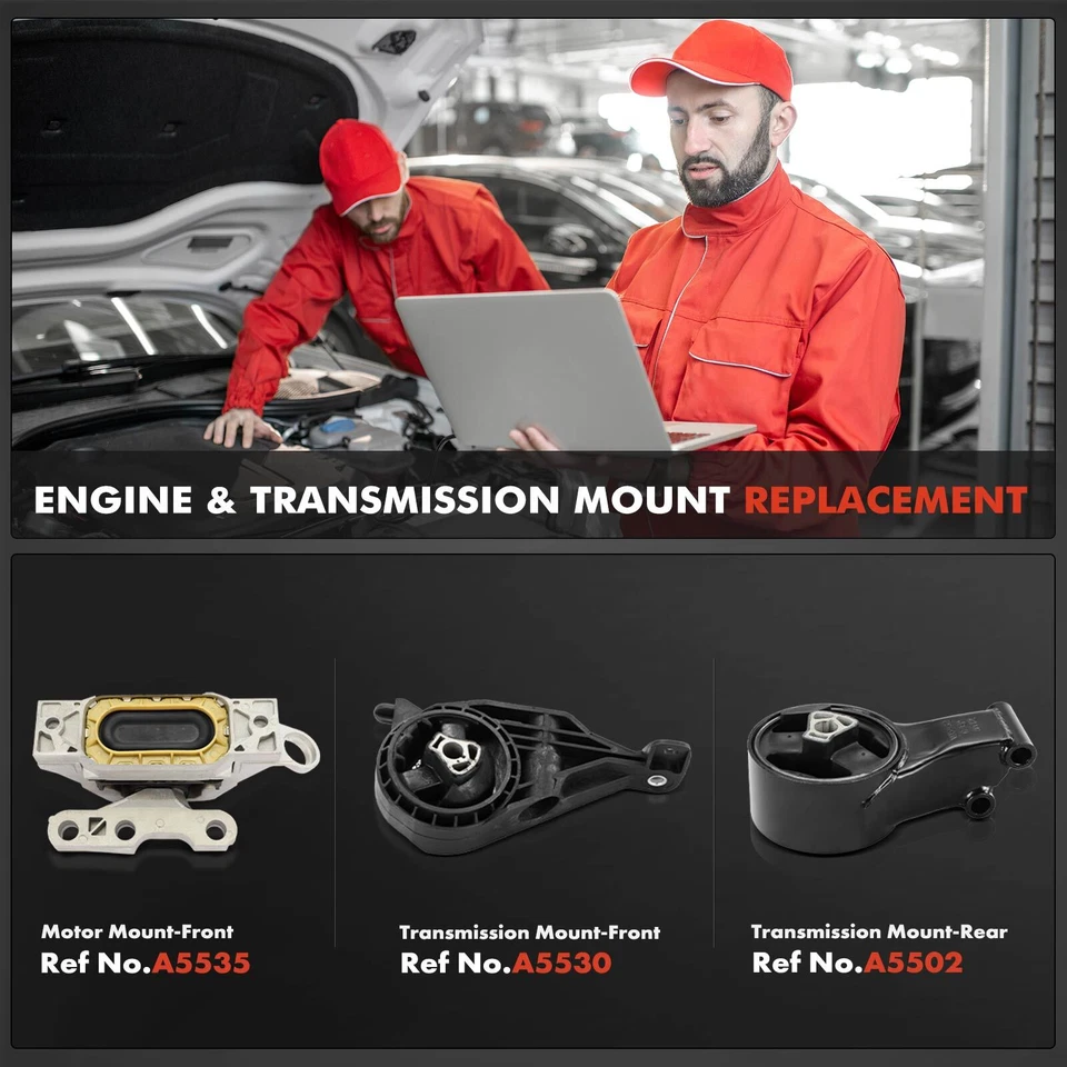 Montaje de motor y transmisión 3 piezas para Buick Allure 2010 LaCrosse 2010-2016 Foto 2 de 4