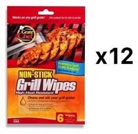 Grate Chef Grill Wipes Surface Cleaner 6 Nontoxic Disposable Cloths (12-pack) on sale Grate Chef Grill Wipes Surface Cleaner 6 Nontoxic Disposable Cloths (12-pack) on sale